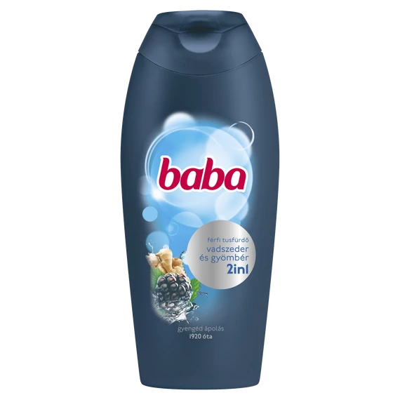 Baba MEN tusfürdő 400ml Vadszeder és gyömbér