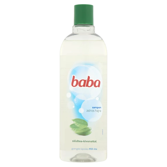 Baba sampon 400ml Zsíros hajra zöldtea kivonattal
