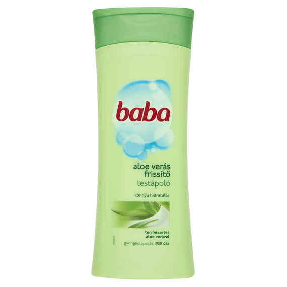 Baba testápoló 400ml Aloe Verás frissítő