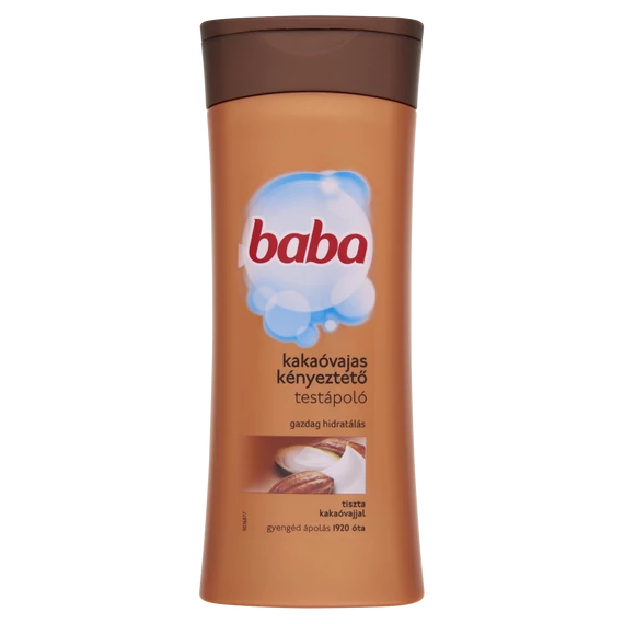 Baba testápoló 400ml Kakaóvajas kényeztető 