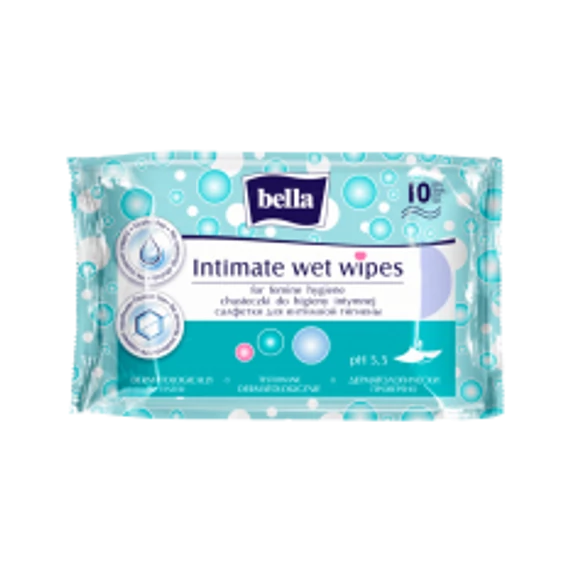 Bella intim törlőkendő 10db-os