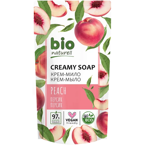 Bio Naturell folyékony szappan 460ml utántöltő Barack 