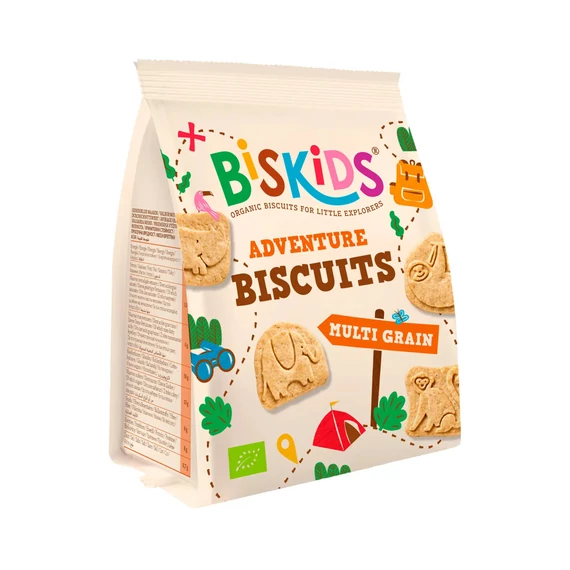 Biskids Adventure biokeksz 100g Multi grain sok gabonás