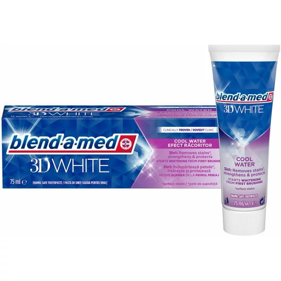 Blend-a-med fogkrém 75ml 3D White cool water