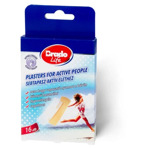 Bradolife sebtapasz 16db-os Aktív Élethez 