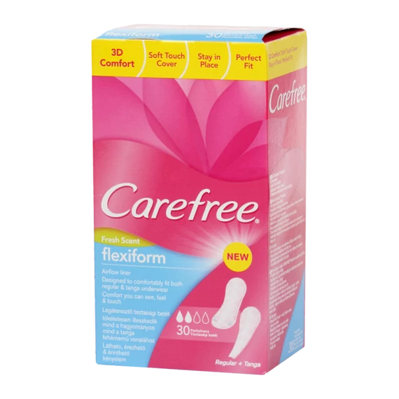 Carefree tisztasági betét 30db-os Flexi Form Fresh 