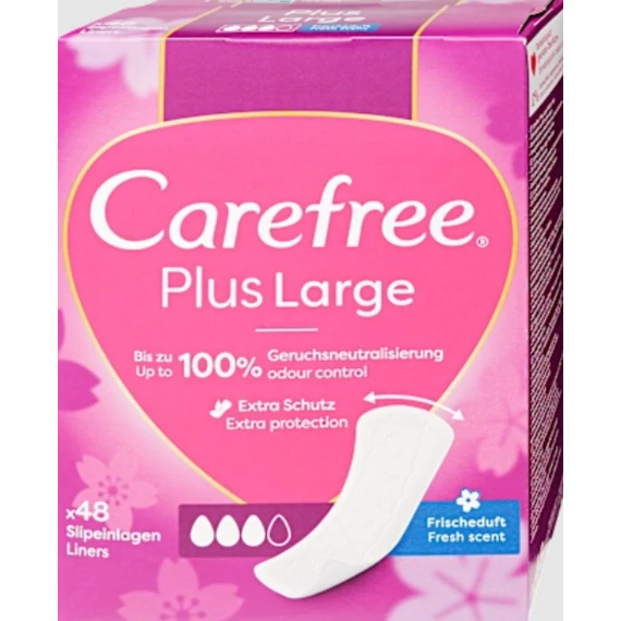 Carefree tisztasági betét 48db-os Large Fresh 