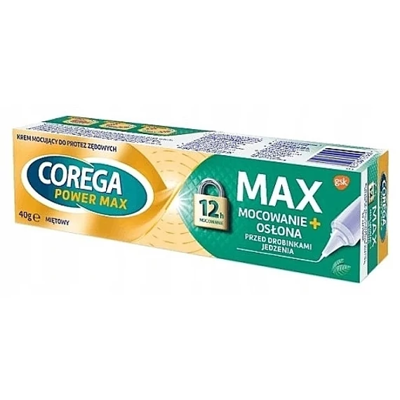Corega műfogsorrögzítő krém 40gr Power Max