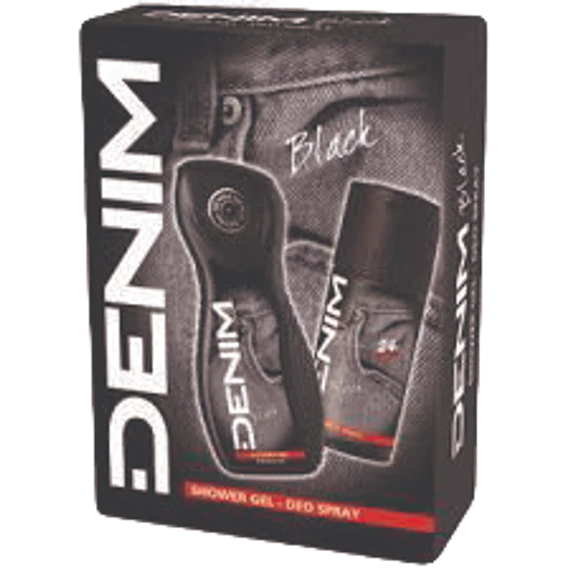 Denim ajándékcsomag (tus+deo) Black