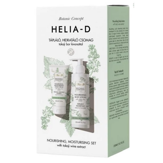 Helia-D Botanic Concept Tápláló, Hidratáló testápoló csomag (Botanic Concept testápoló+kézkrém)