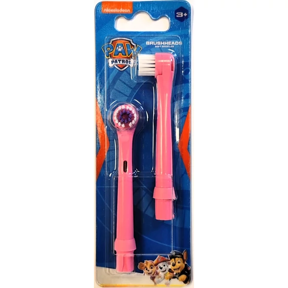 Mancs Őrjárat 2db pótkefe Pink elemes gyermek fogkeféhez