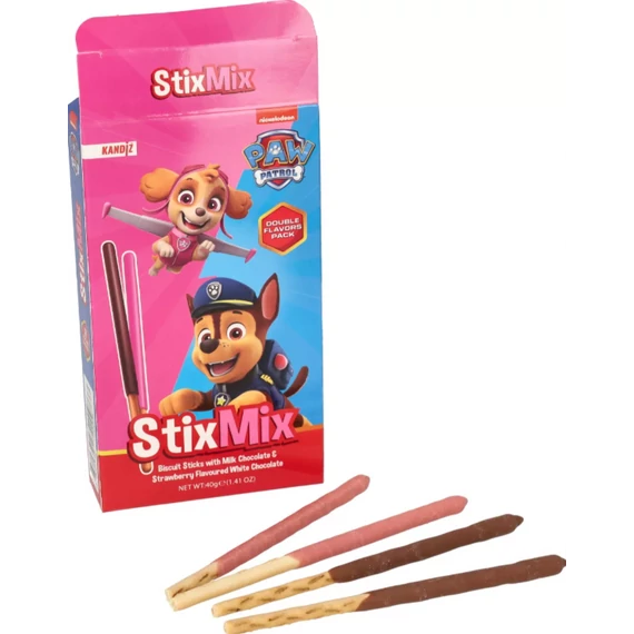 Mancs Őrjárat ropi eper és csokoládé ízű bevonattal 40gr 