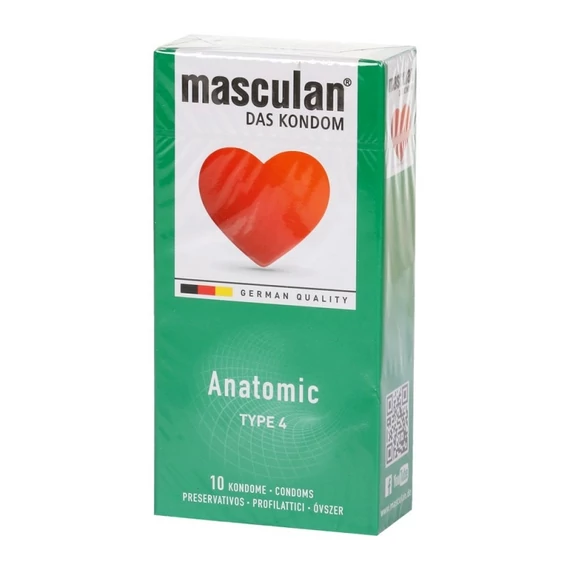 Masculan óvszer 10db-os Anatomic (zöld)