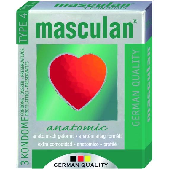 Masculan óvszer 3db-os Anotomic