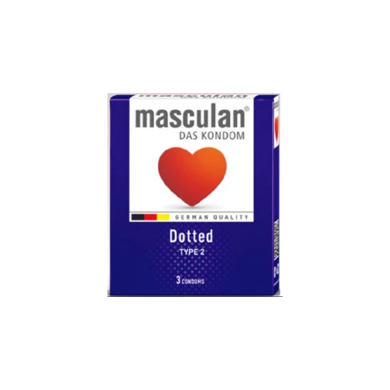 Masculan óvszer 3db-os Dotted