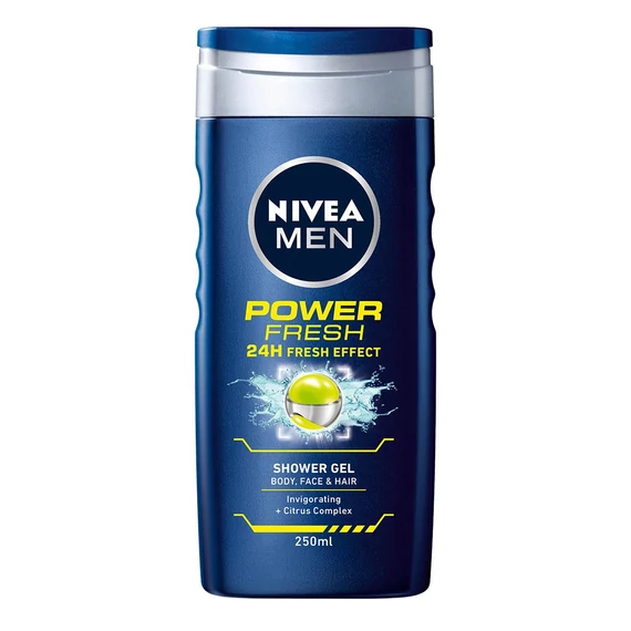 Nivea MEN tusfürdő 250ml Power Fresh
