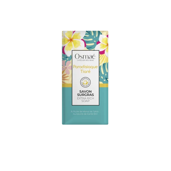 Osmaé Extra Rich soap 100gr Heavenly Tiara-Paradisiaque Tiaré 