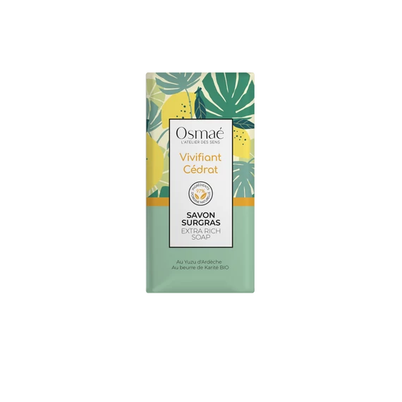 Osmaé Extra Rich soap 100gr Invigorating Cedrat-Vivifiant Cédrat 