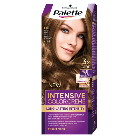 Palette hajfesték LG5 7-65 Szikrázó Nugát 