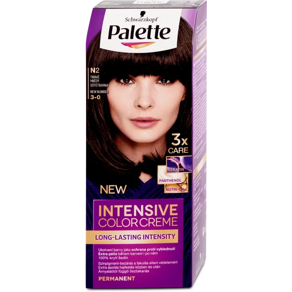 Palette hajfesték N2 3-0 Sötétbarna 