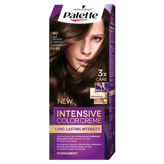 Palette hajfesték W2 3-65 Étcsokoládé
