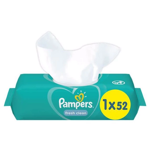 Pampers popsitörlő 52-es szalagos Fresh