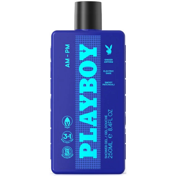 PlayBoy MEN tusfürdő 250ml AM to PM