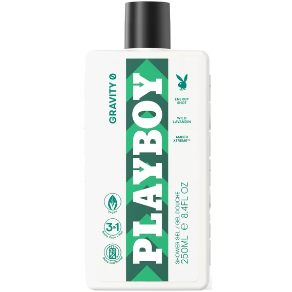 PlayBoy MEN tusfürdő 250ml Gravity Zero