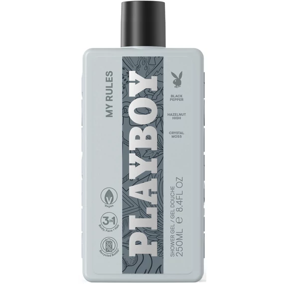 PlayBoy MEN tusfürdő 250ml My Rules
