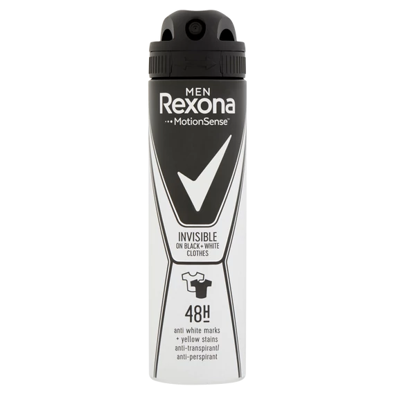 Rexona MEN dezodor 150ml Invisible Black&White 