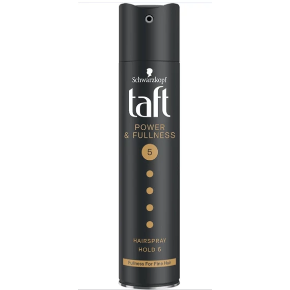 Taft hajlakk 250ml Power&Fullness-Mega 5 fekete-sárga