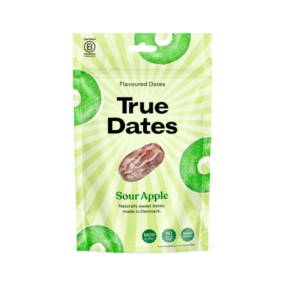 True Dates ízesített datolya 100g Sour Apple 