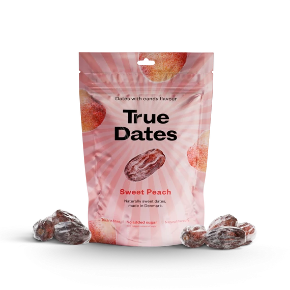 True Dates ízesített datolya 100g Sweet Peach