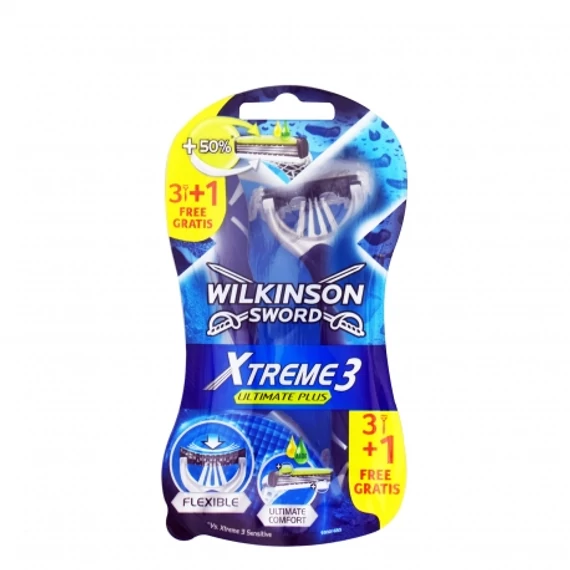 Wilkinson Extreme3 Ultimate Plus 3+1db-os eldobható borotva