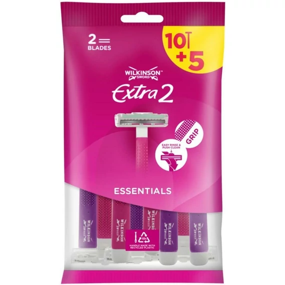 Wilkinson EXTRA2 Beauty 10+5db-os női eldobható borotva