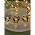 Modee Karácsonyi LED Füzér Dekor Elemes C3022 (10LED/90cm/10cm) Warm-Pingvin 